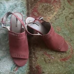 Tahari Suede Block Heels